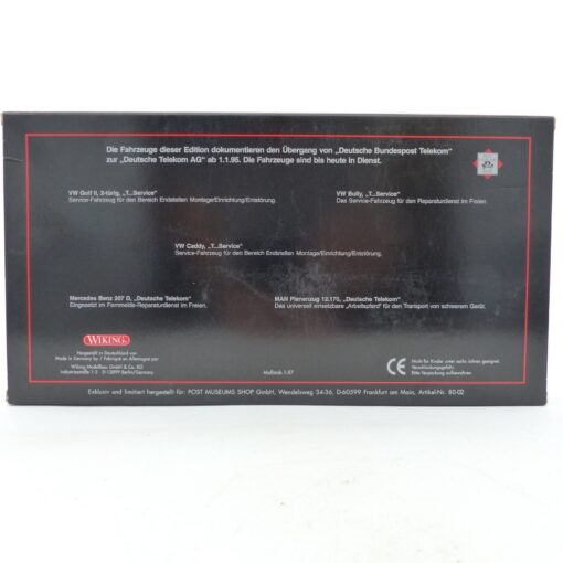 Wiking 1:87 PMS 80-02 Edition ´98 Fahrzeuge der Deutschen Telekom in OVP EX6661 – Bild 3