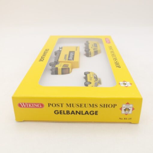 Wiking 1:87 PMS 81-15 Set Gelbanlage deutsche Post neuwertig in OVP RG8330 – Bild 4