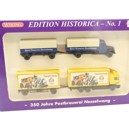 Wiking 1:87 PMS Set 82-10 Edition Historica No. 1, Postbrauerei in OVP RF4009 – Bild 3