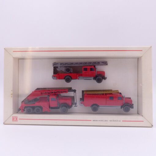 Wiking 1:87 Set 2600 Feuerwehr Modelle im 3er-Set in OVP EX6450