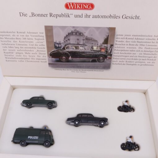 Wiking 1:87 Set 9905448 Die Wirtschaftswunderjahre Staatsbesuch in OVP EX6735 – Bild 3