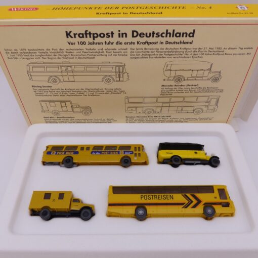 Wiking 1:87 Set PMS 81-28 Höhepunkte der Postgeschichte No. 4 in OVP EX6427 – Bild 4