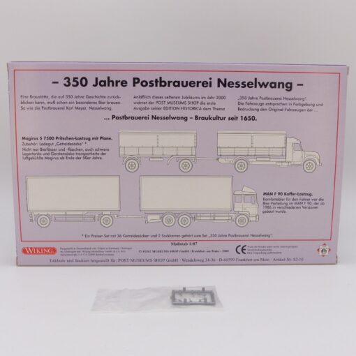 Wiking 1:87 Set PMS 82-10 Edition Historica No. 1 Postbrauerei in OVP EX6435 – Bild 3