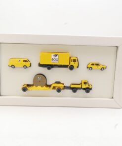 Wiking 1:87 Set Postreklame 500 Jahre Post, Mercedes Benz in OVP RR1183
