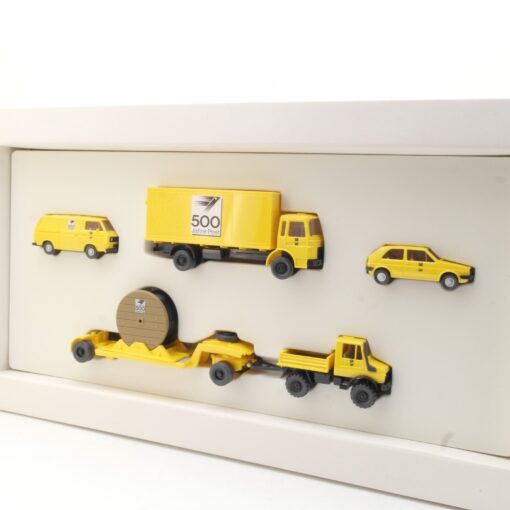 Wiking 1:87 Set Postreklame 500 Jahre Post, Mercedes Benz in OVP RR1183 – Bild 4