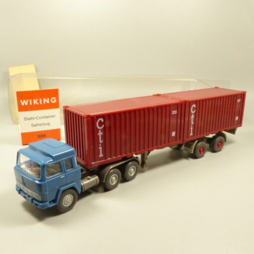 Wiking 1:87 Umbau Magirus 235 D Sattelzug Cti in OVP EX6314