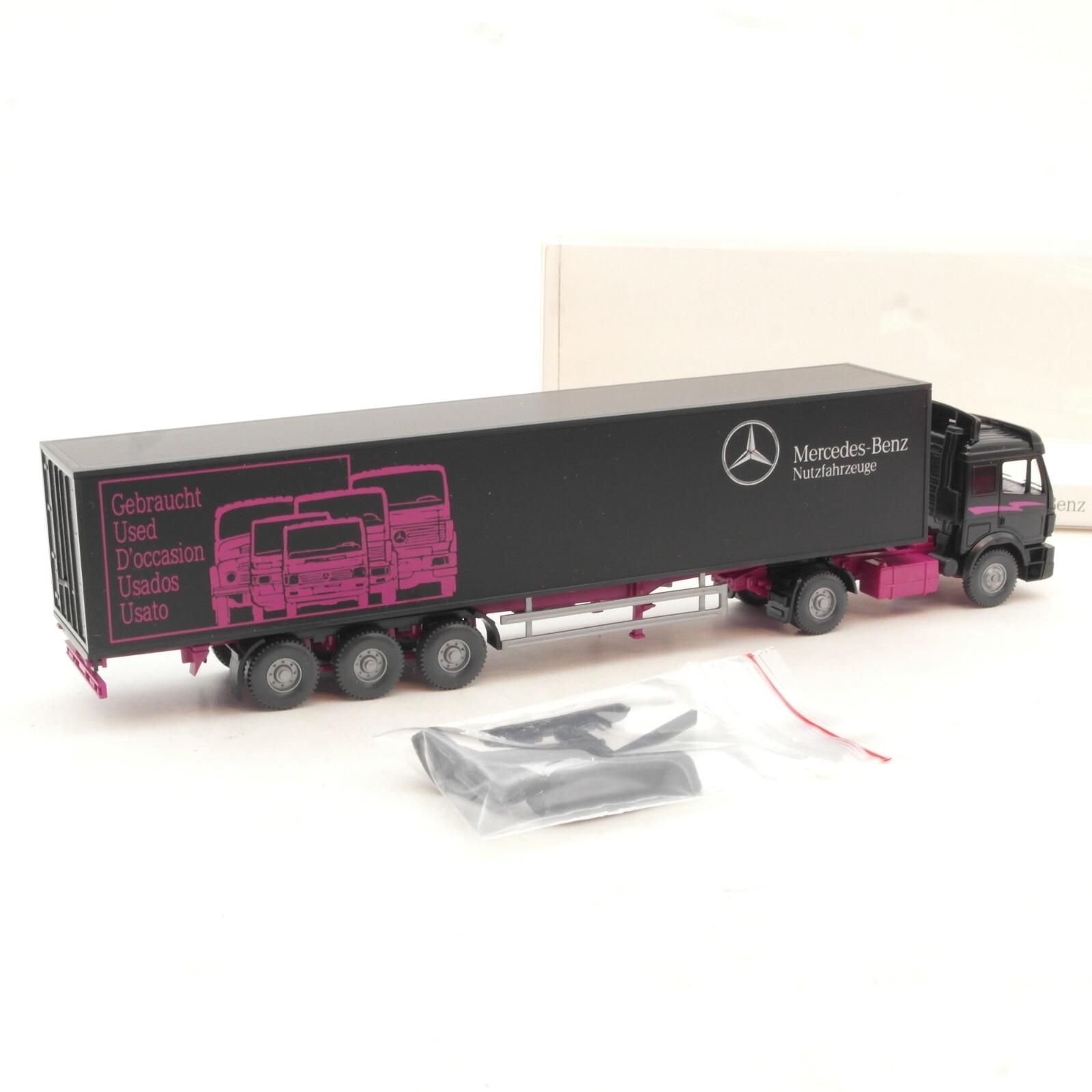 Wiking 1:87 Werbemodell MB NG Sattelzug MB Nutzfahrzeuge in OVP RG3242 – Bild 3