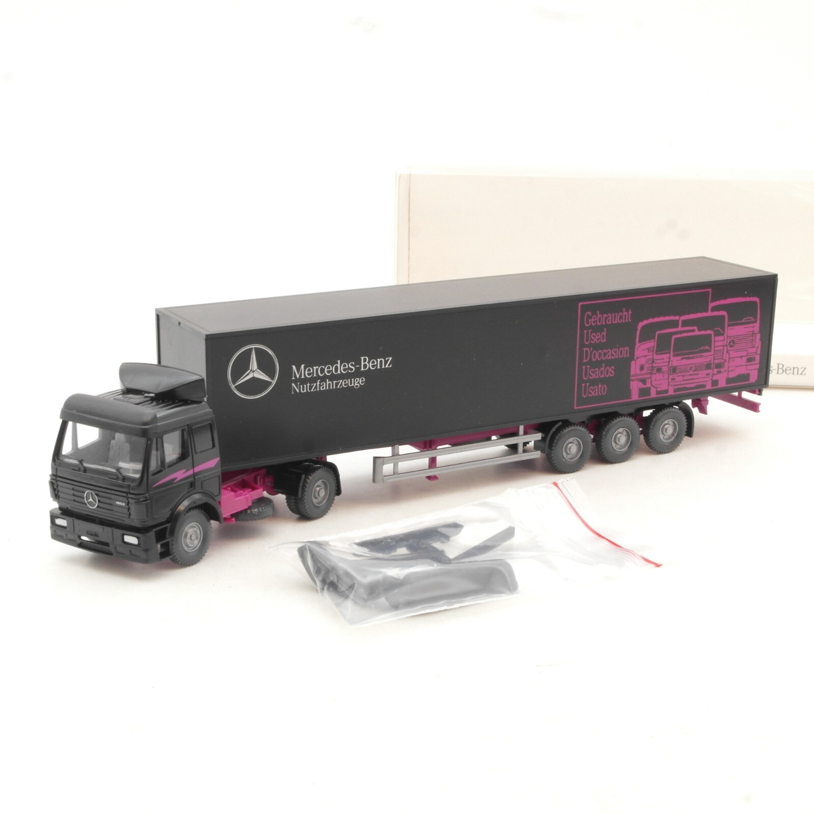 Wiking 1:87 Werbemodell MB NG Sattelzug MB Nutzfahrzeuge in OVP RG3242