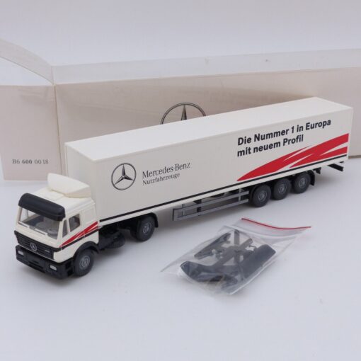 Wiking 1:87 Werbemodell: MB SK Sattelzug Die Nummer 1 in Europa, in OVP EX2733