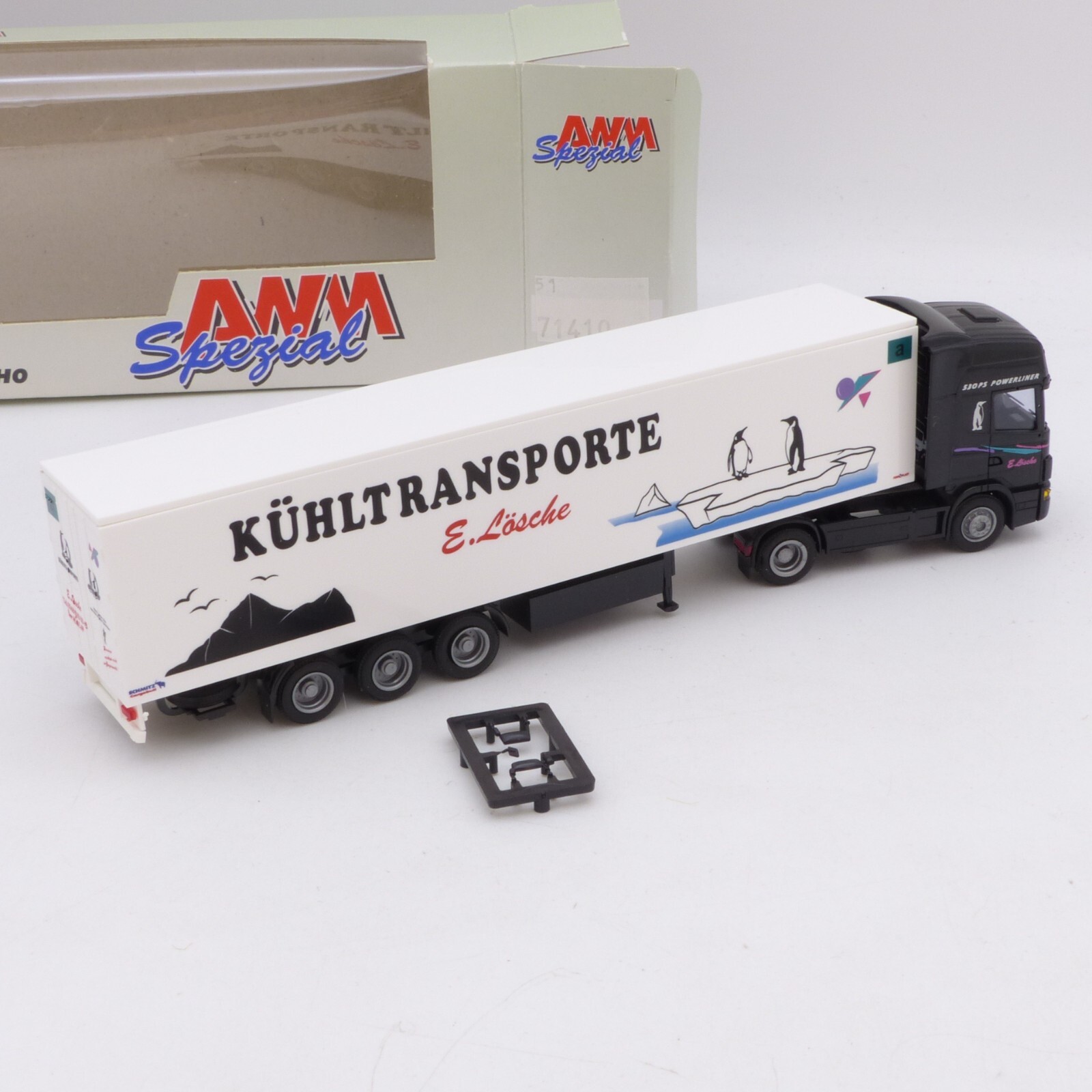 AWM / AMW 1:87 Nr.: 71410 Scania 144L Sattelzug E. Lösche, in OVP EX804 – Bild 3