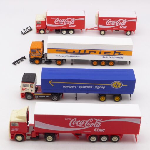 Albedo 1:87 4er-Pack diverse LKW Modelle in Tüte siehe Bilder o. EX6951
