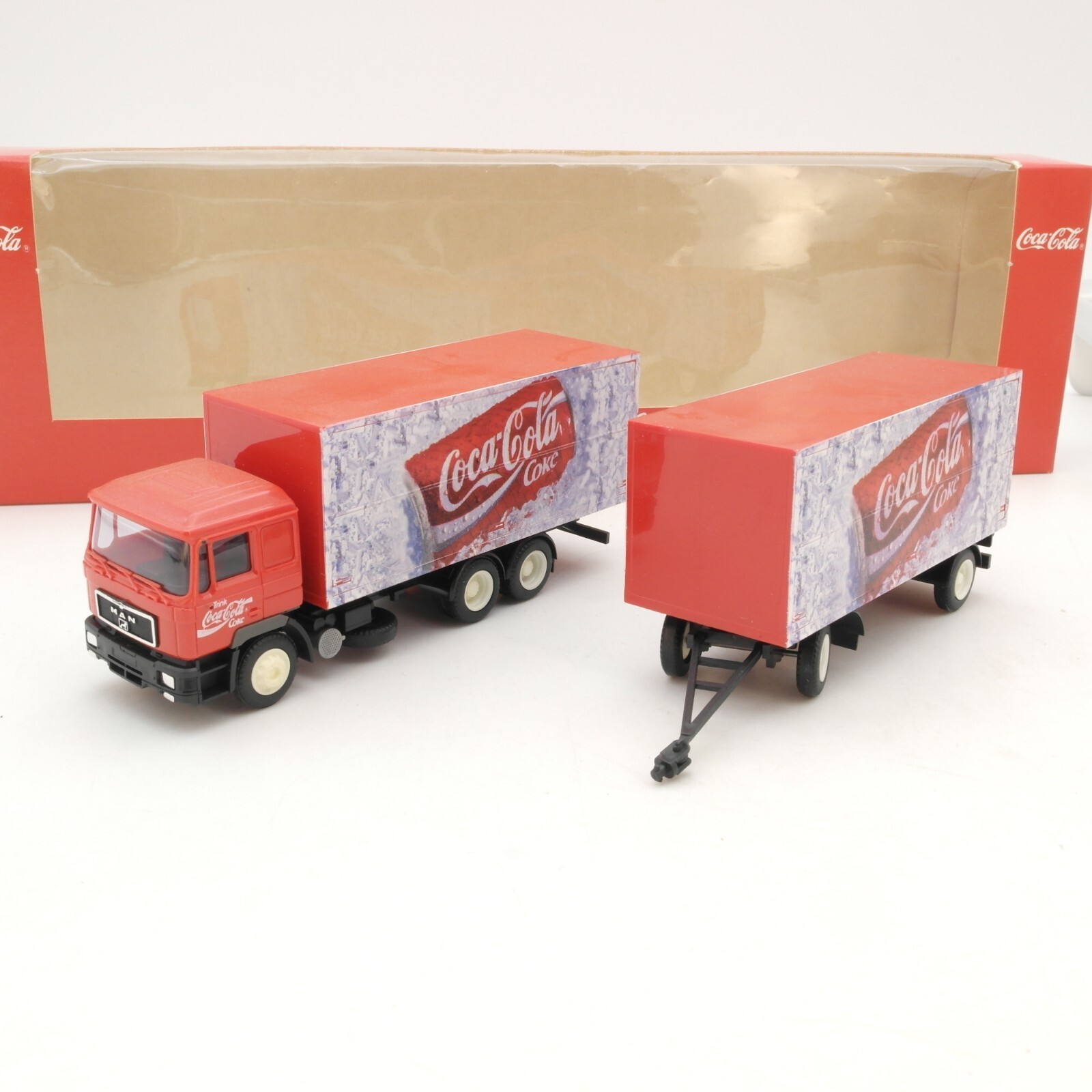 Albedo 1:87 MAN Hängerzug Coca Cola Coke in OVP RG9179