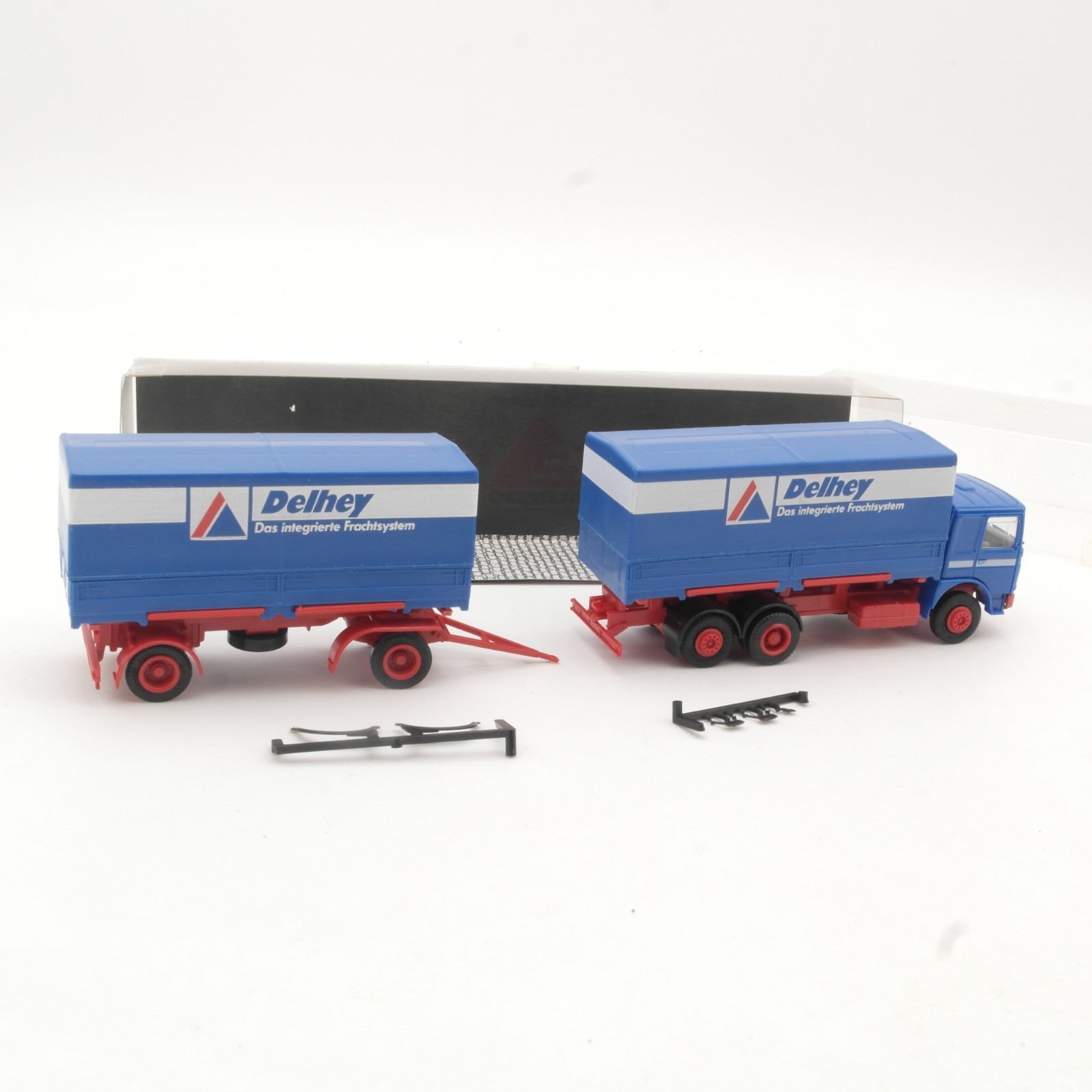 Albedo 1:87 MAN Hängerzug Delhey in OVP RR5416 – Bild 3