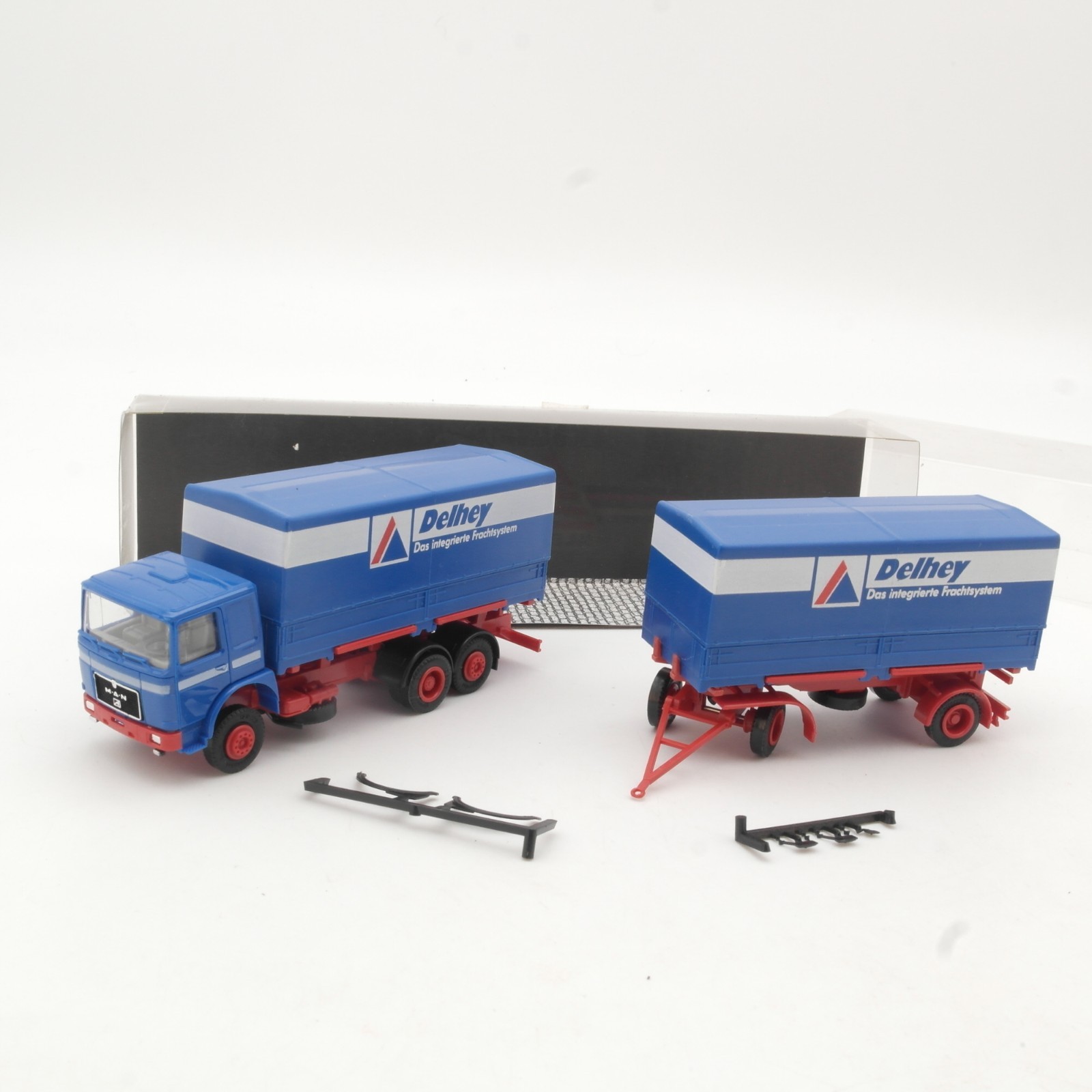 Albedo 1:87 MAN Hängerzug Delhey in OVP RR5416