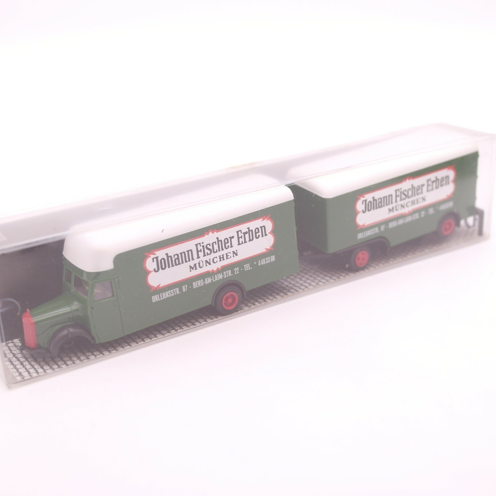 Albedo 1:87 MB Kofferhängerzug Johann Fischer Erben in OVP RT5377