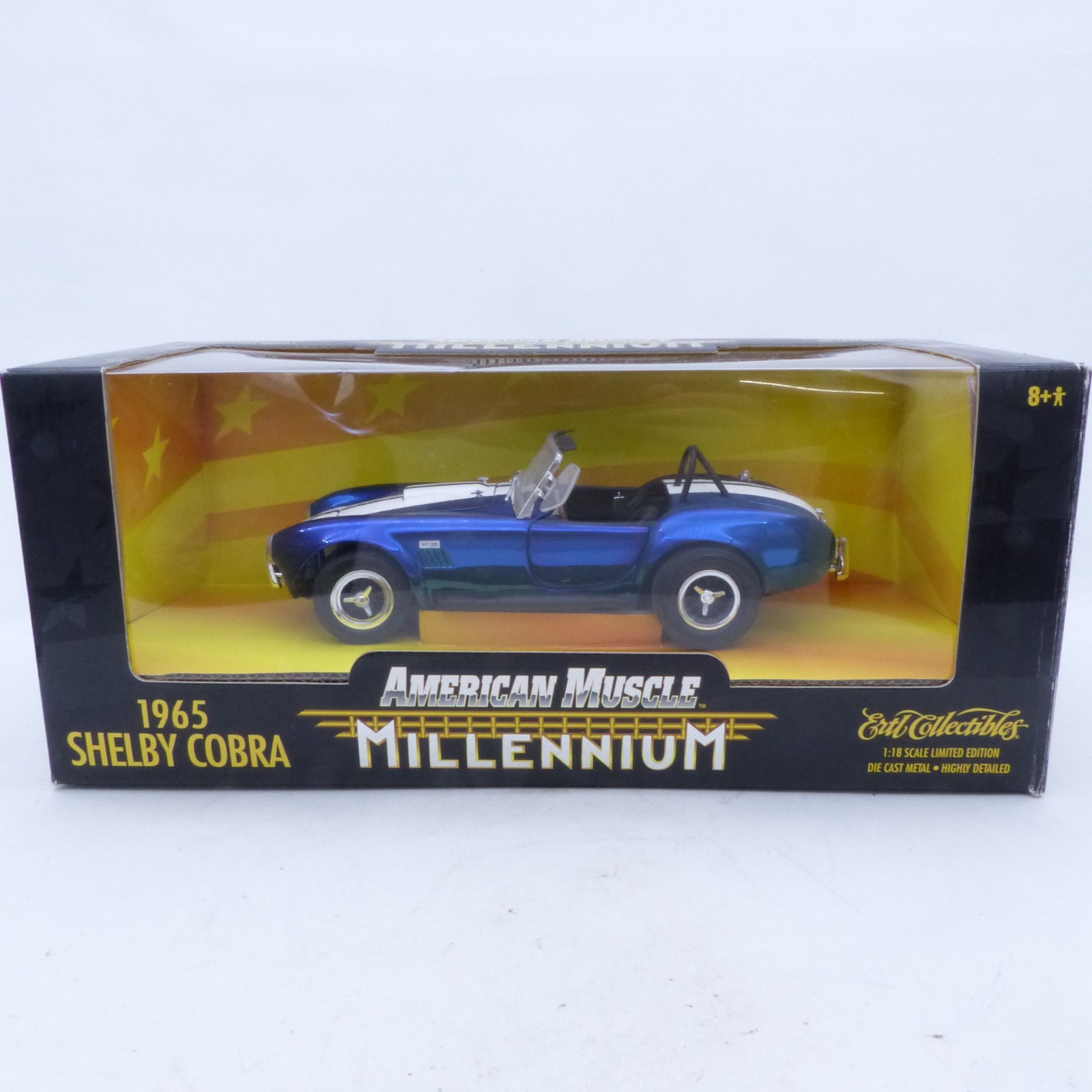 American Muscle ERTL 1:18 32237 Shelby Cobra 1965 zweifarbig in OVP EX8294
