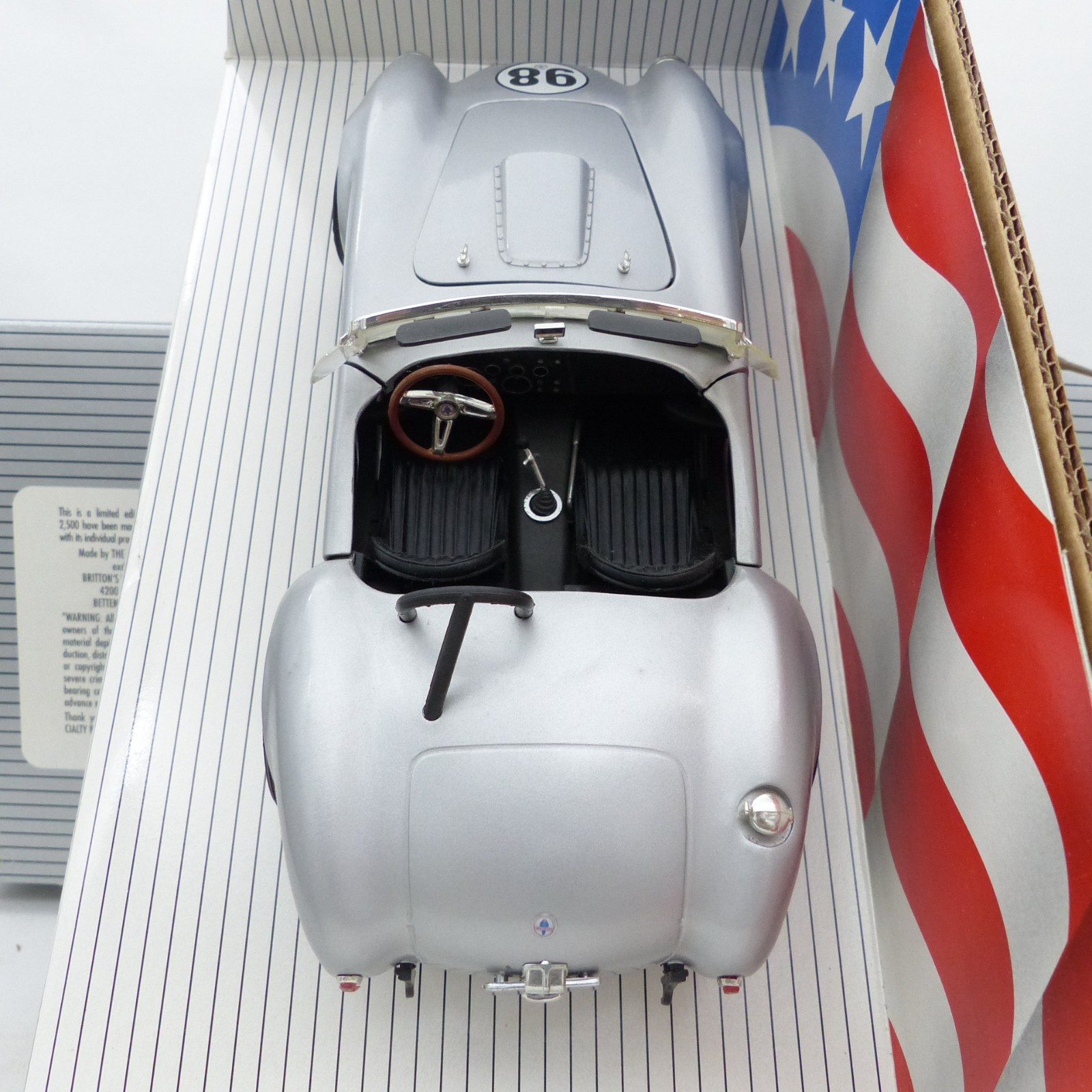 American Muscle ERTL 1:18 7737 Shelby Cobra Street 427 S/C #98 in OVP EX8299 – Bild 4