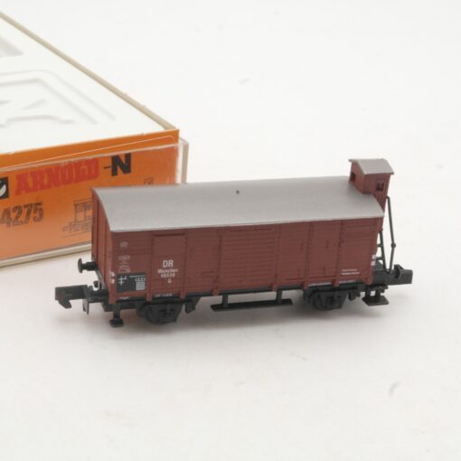 Arnold N 4275 Güterwagen mit Bremserhaus der DR in OVP RR3903 – Bild 3
