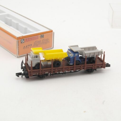 Arnold N 4477 Rungenwagen mit 2 Muldenkipper in OVP QR7960