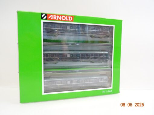 Arnold N HN4191 Reisezugwagen-Set 3tlg. Lowa E5 der DR neuwertig in OVP JL567 – Bild 3