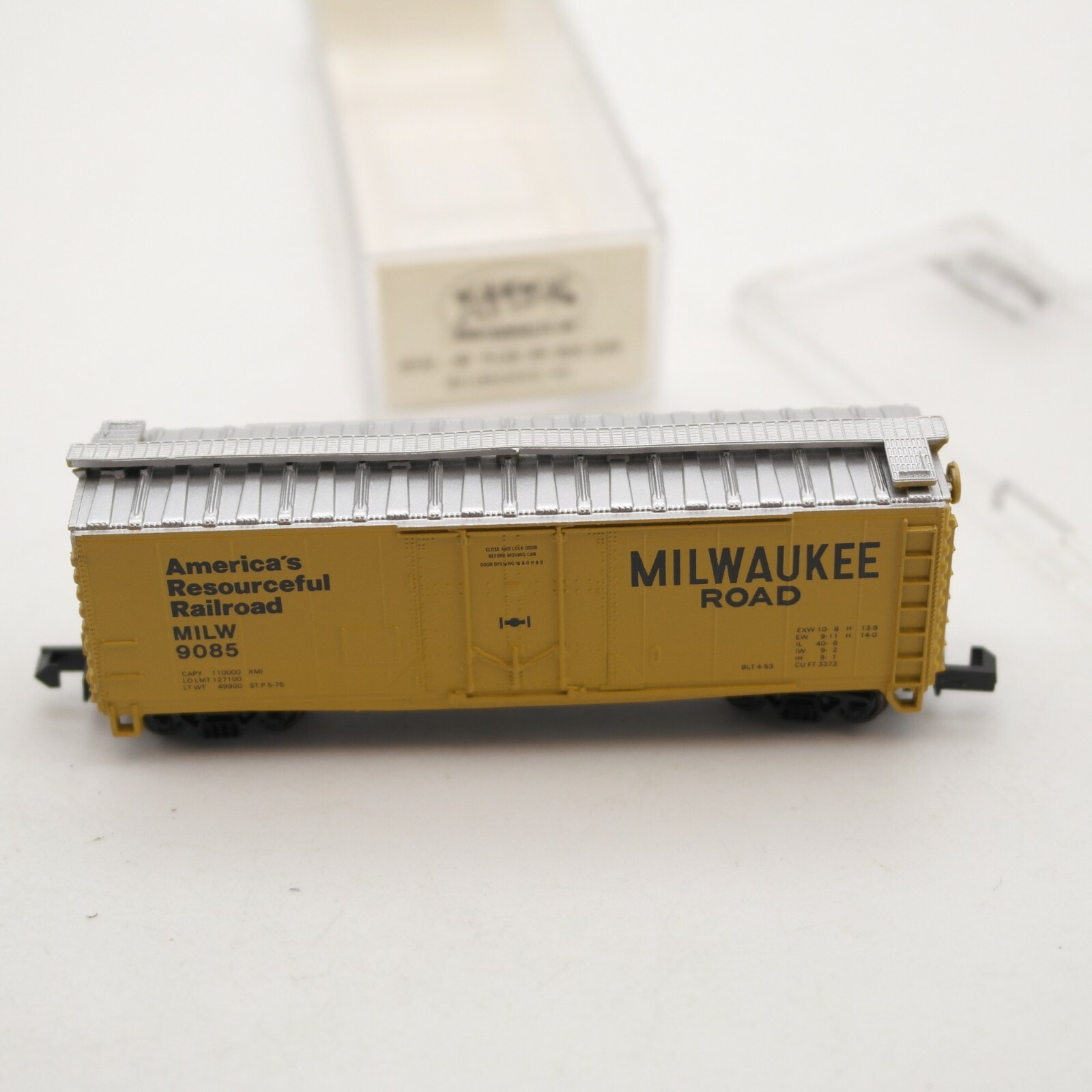 Atlas N 3316-40 Güterwagen Milwaukee Road in OVP RI5053