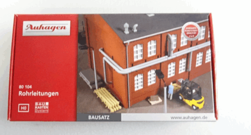 Auhagen H0 Bausatz 80104 Rohrleitungen in OVP RR1302