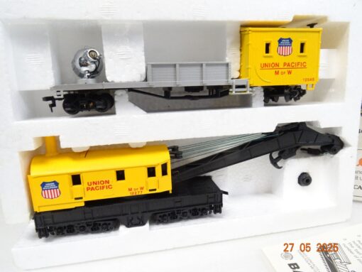 Bachmann H0 46-1215-01 Kranwagen mit Flutlichtwagen in OVP JL813 – Bild 3