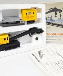 Bachmann H0 46-1215-01 Kranwagen mit Flutlichtwagen in OVP JL813
