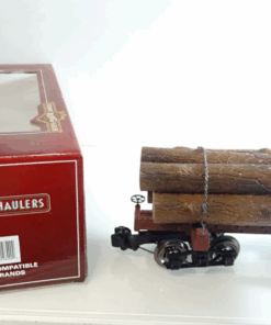 Bachmann Spur G 98490 Skelett Blockwagen mit Holzladung siehe Foto in OVP CK8662