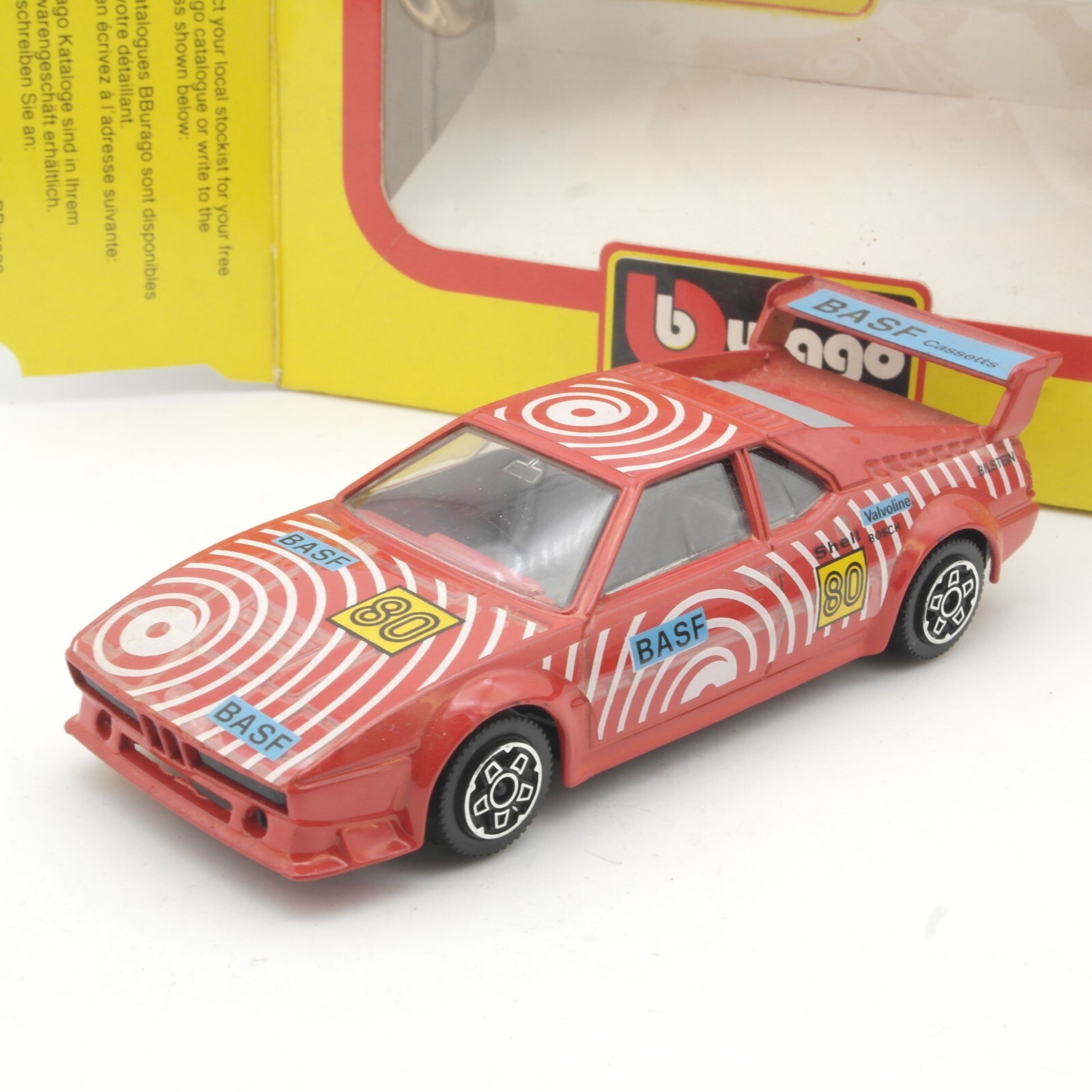 Bburago 1:43 4105 BMW M1 Imsa #80 in OVP QR7383