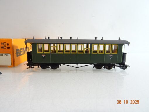 Bemo H0e  Personenwagen 3.Kl. in EVP BH401 – Bild 3
