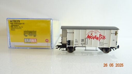 Brawa H0 47829 Gedeckter Güterwagen Möwenpick der SBB in OVP PR8028