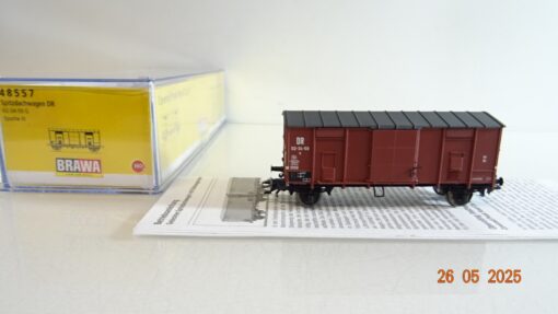 Brawa H0 48557 Spitzdachwagen der DR in OVP PR8030