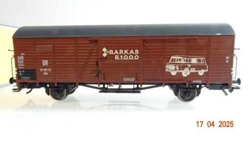 Brawa H0 50479 gedeckter Güterwagen BARKAS B1000 der DR in OVP PR7188 – Bild 3