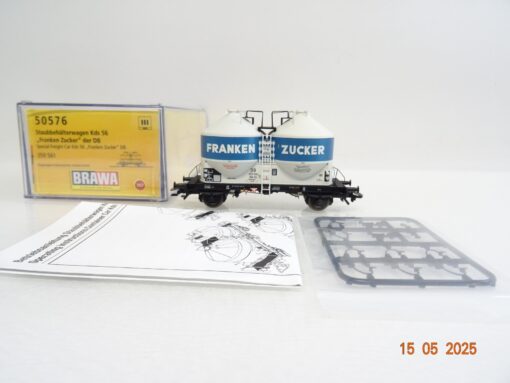 Brawa H0 50576 Staubbehälterwagen Franken Zucker der DB in OVP PR7668