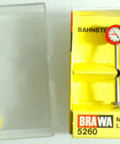 Brawa H0 5260 Bahnsteiguhr rot beleuchtet siehe Foto in OVP PK2572