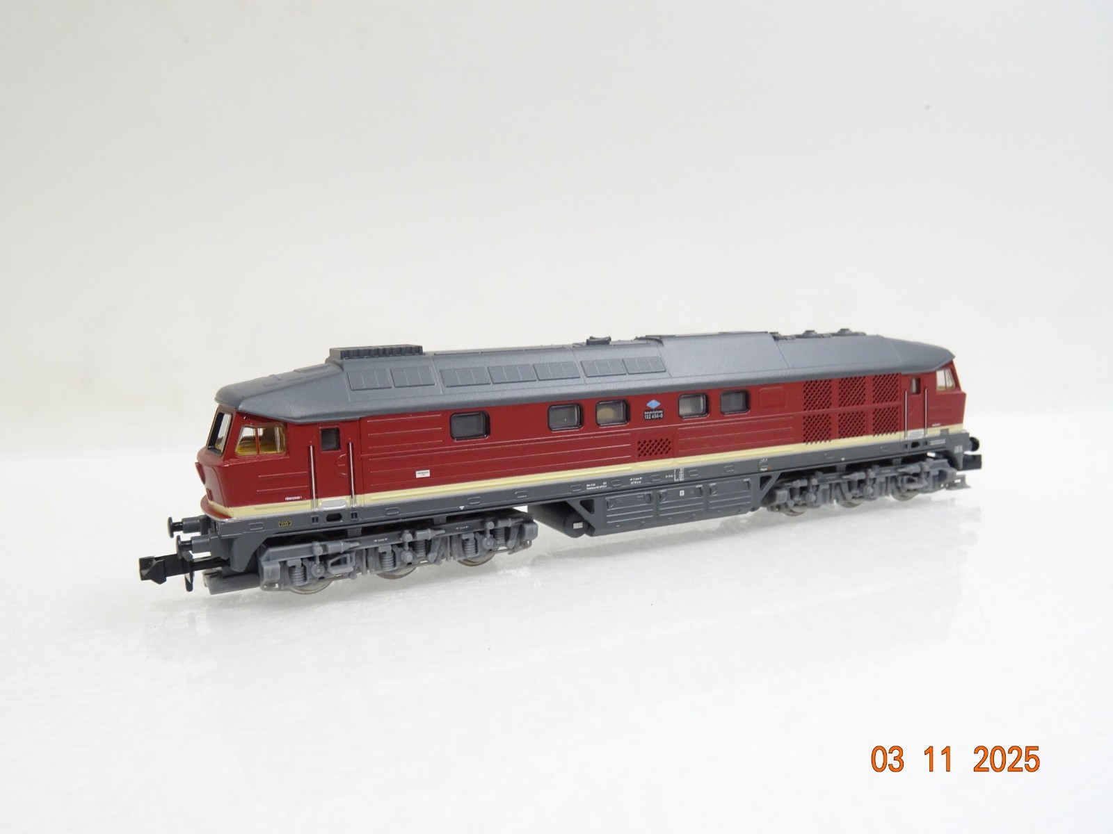 Brawa N 61003 Diesellok BR 132 454-0 der DR in OVP JL4099 – Bild 3