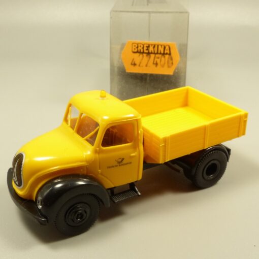 Brekina 1:87 22400 Magirus Mercur Kurzpritsche Bundespost in OVP EX7221