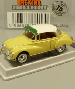 Brekina 1:87 28013 Auto Union 1000 S Coupe mit Sonnenblende in OVP EX7261