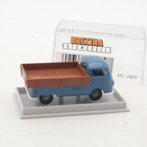 Brekina 1:87 32929 VW T1B mit Grossraumpritsche in OVP RR3242 – Bild 3