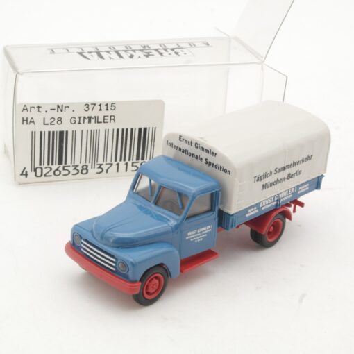 Brekina 1:87 37115 Hanomag HA L 28 Gimmler in OVP RR2929