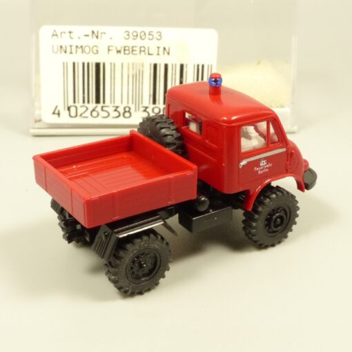 Brekina 1:87 39053 MB Unimog U 402 Feuerwehr Berlin in OVP EX7291 – Bild 3