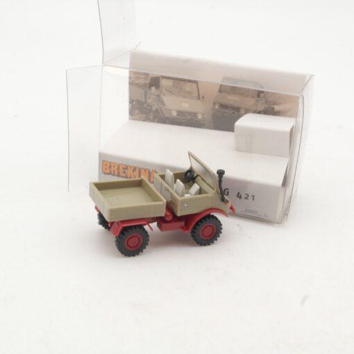 Brekina 1:87 39070 Unimog 421 mit Pritsche in OVP RR2769 – Bild 3