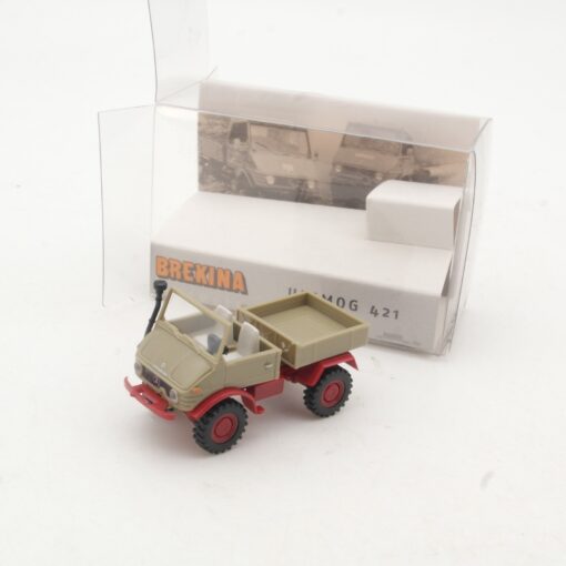 Brekina 1:87 39070 Unimog 421 mit Pritsche in OVP RR2769