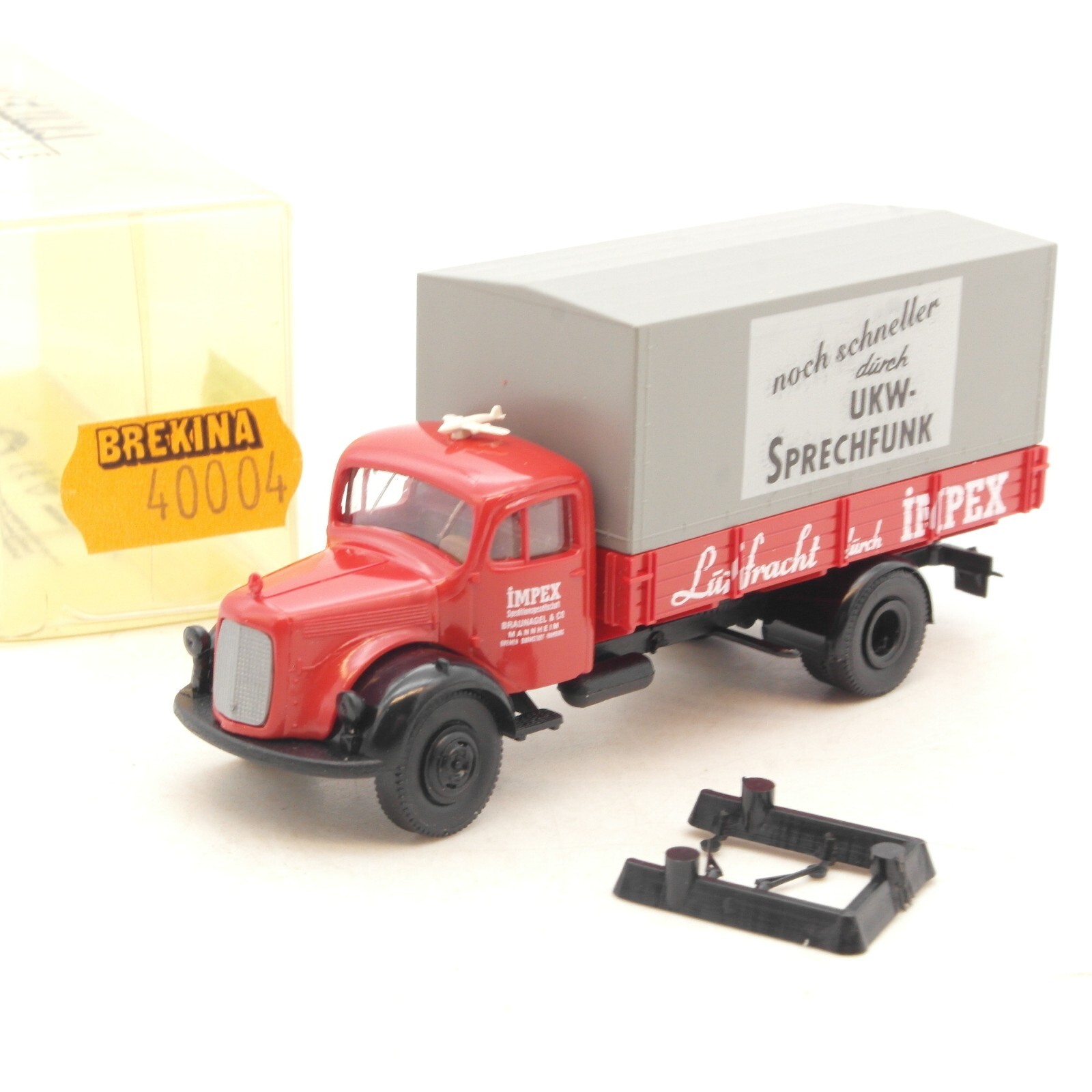 Brekina 1:87 40004 MB L 311 Pritsche Plane UKW Sprechfunk in OVP RG890