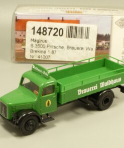 Brekina 1:87 41007 Magirus S 3500 Pritschen-LKW Brauerei Waldhaus in OVP EX7920