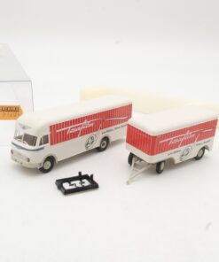 Brekina 1:87 57204 Mercedes Benz LP322 Hängerzug Tesafilm in OVP RR810