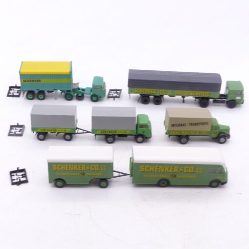 Brekina 1:87 5er-Pack ältere LKW Modelle Schenker in Tüte siehe Bilder o. EX6776 – Bild 3