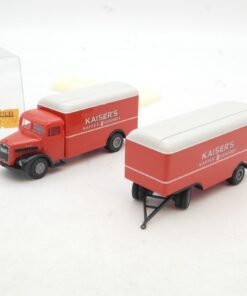 Brekina 1:87 7212 MAN Kofferhängerzug Kaisers Kaffee in OVP RG849
