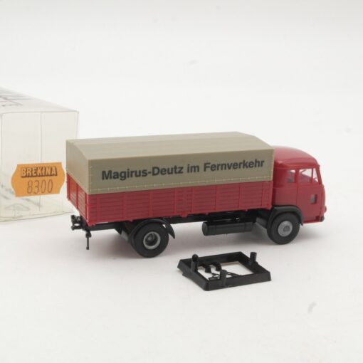 Brekina 1:87 8300 Magirus Deutz im Fernverkehr Pritsche in OVP QR9171 – Bild 3